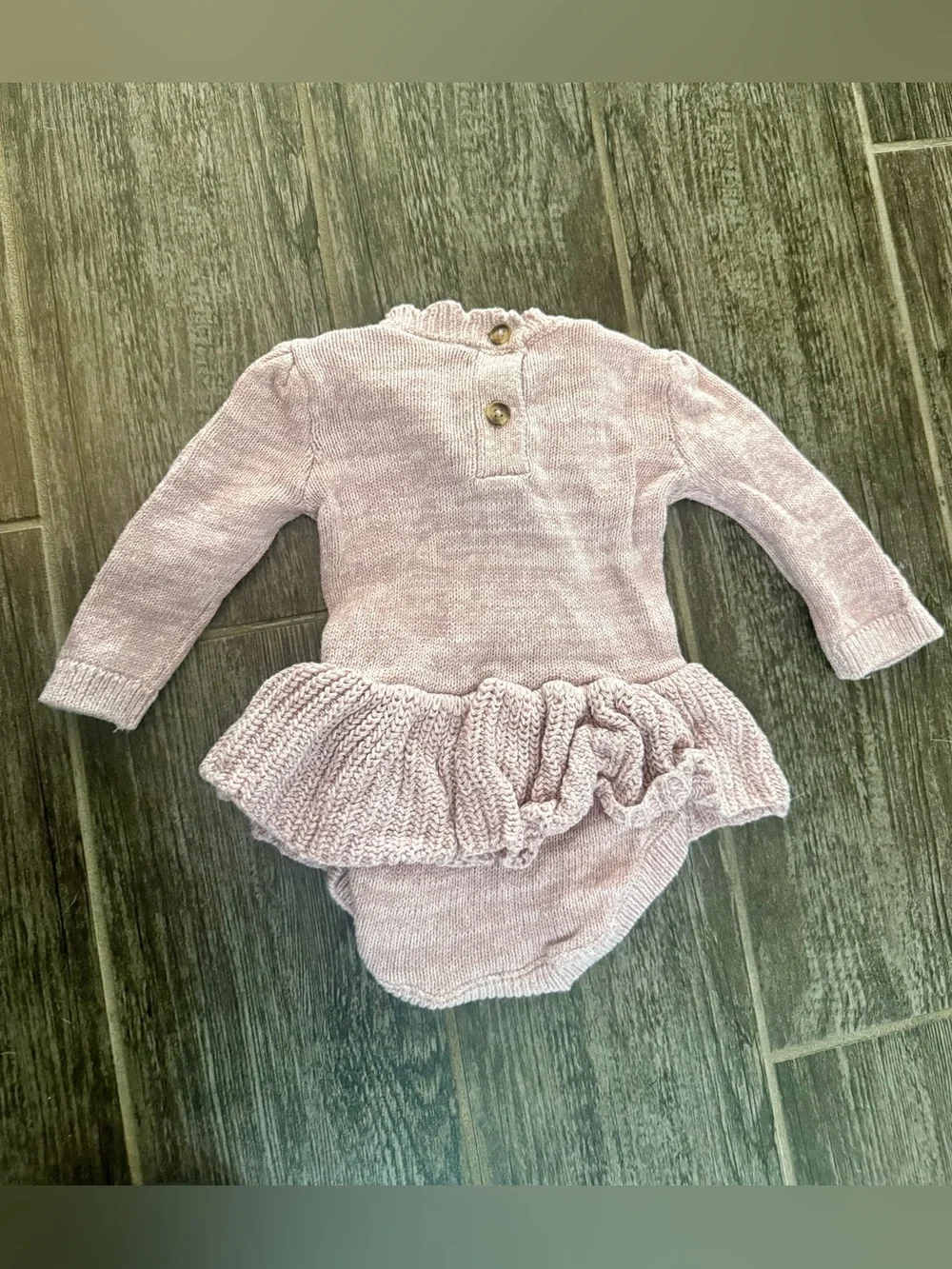 Knit baby bodysuit…